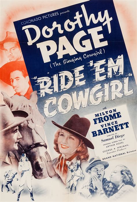 Ride 'em cowgirl .
